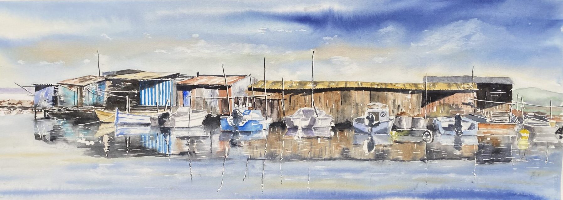 aquarelle 90x30