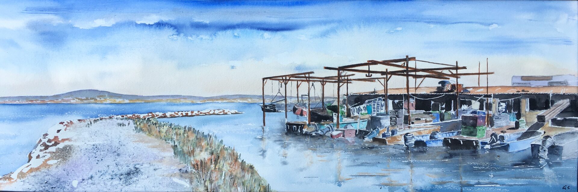 aquarelle 90x30